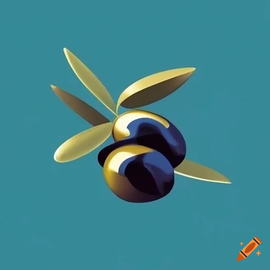 Logo design for a brand of olive oil from the French Riviera