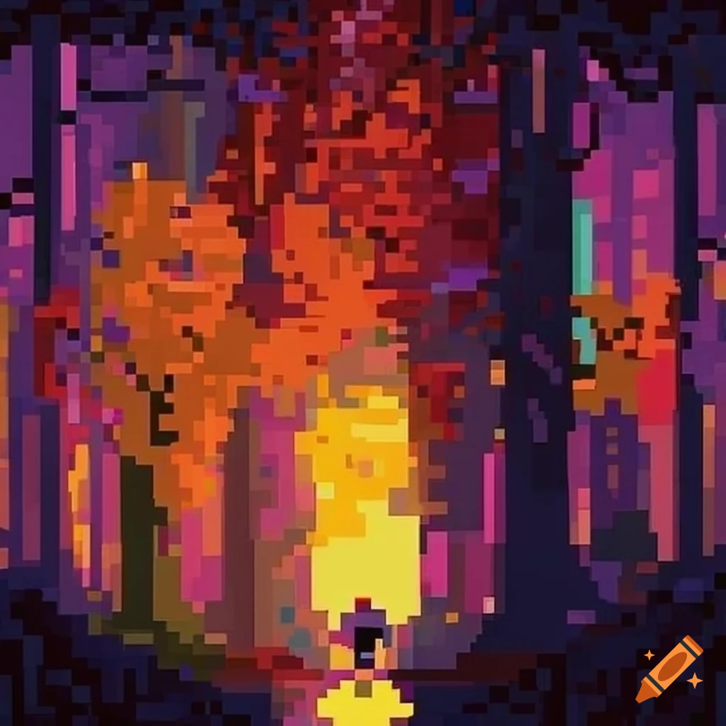 Vibrant gallery of delicate pixel art masterpieces