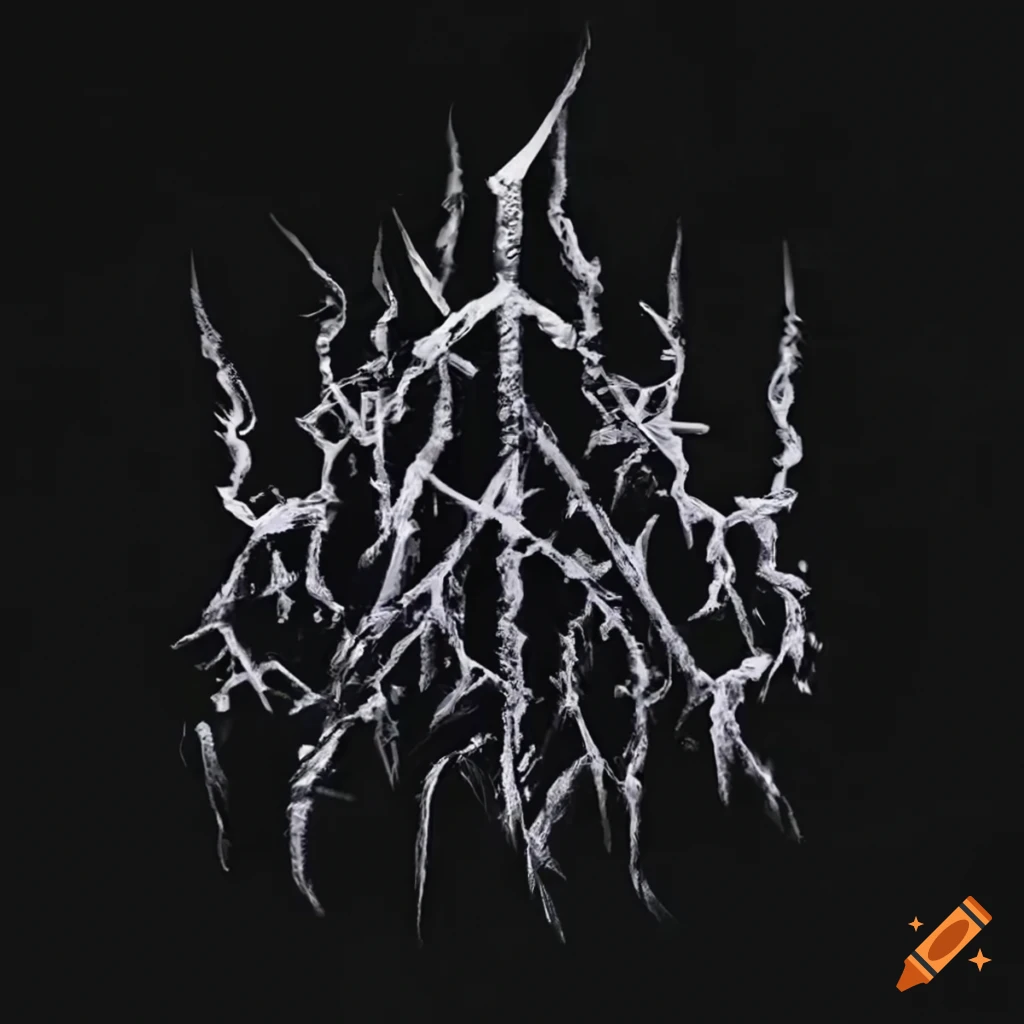 Deathcore logo of the 'alcohol' brand