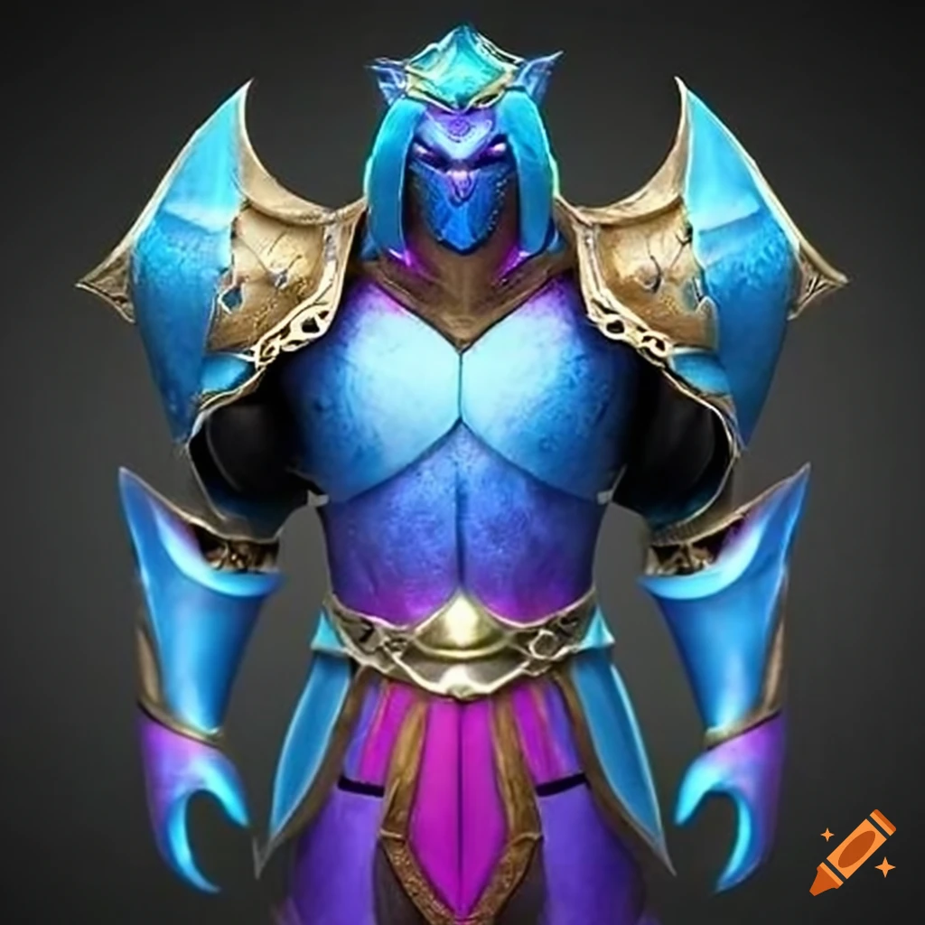 Magic body armor with intricate details in high resolution on Craiyon