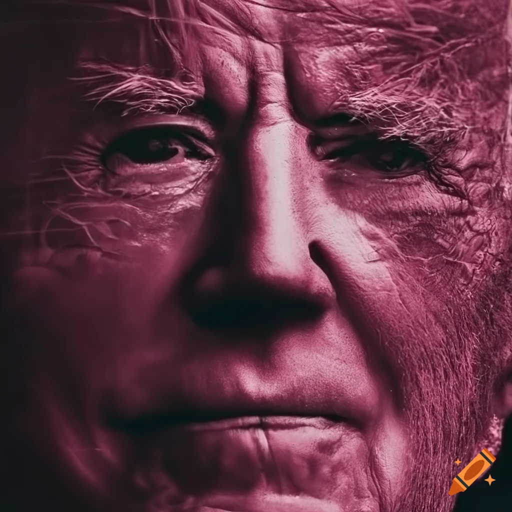 President Biden depicted as a refreshing berry smoothie
