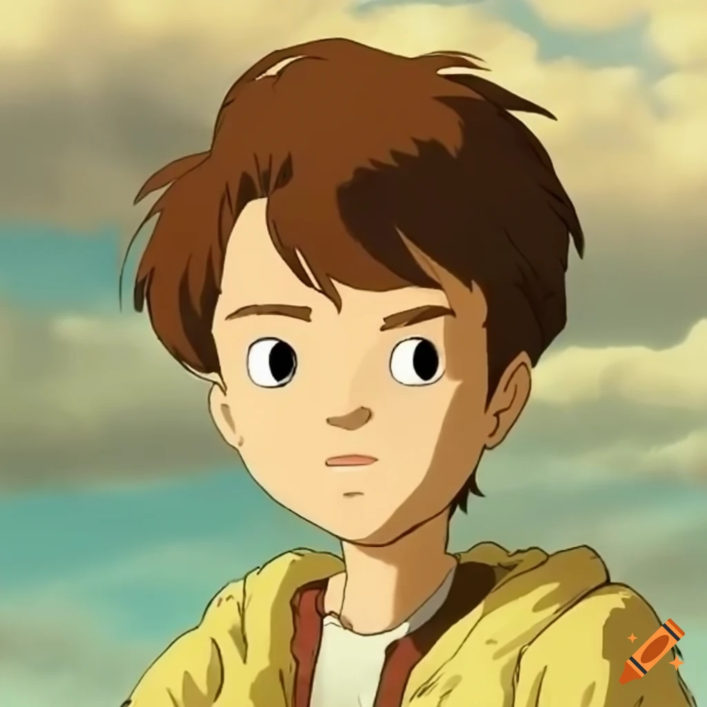 Ulrich Stern in a Ghibli style