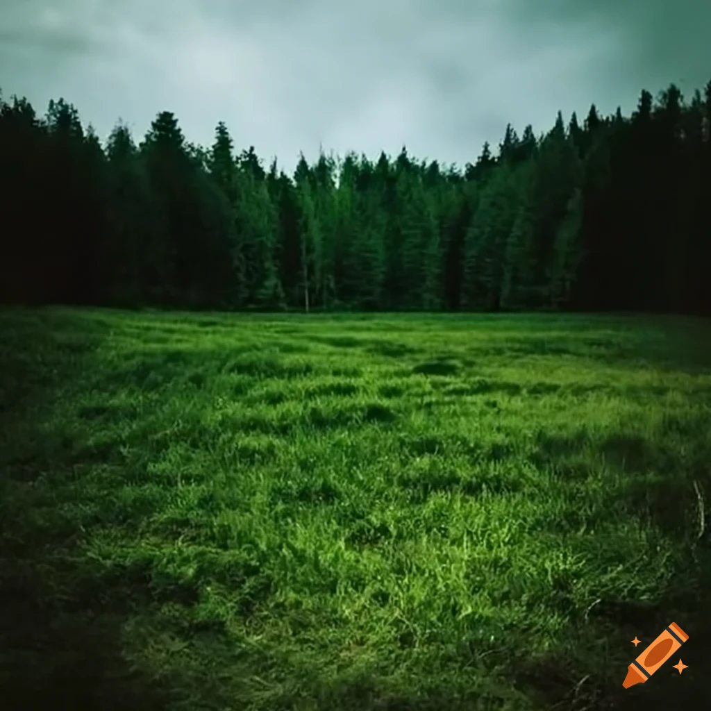 Grassy landscape view