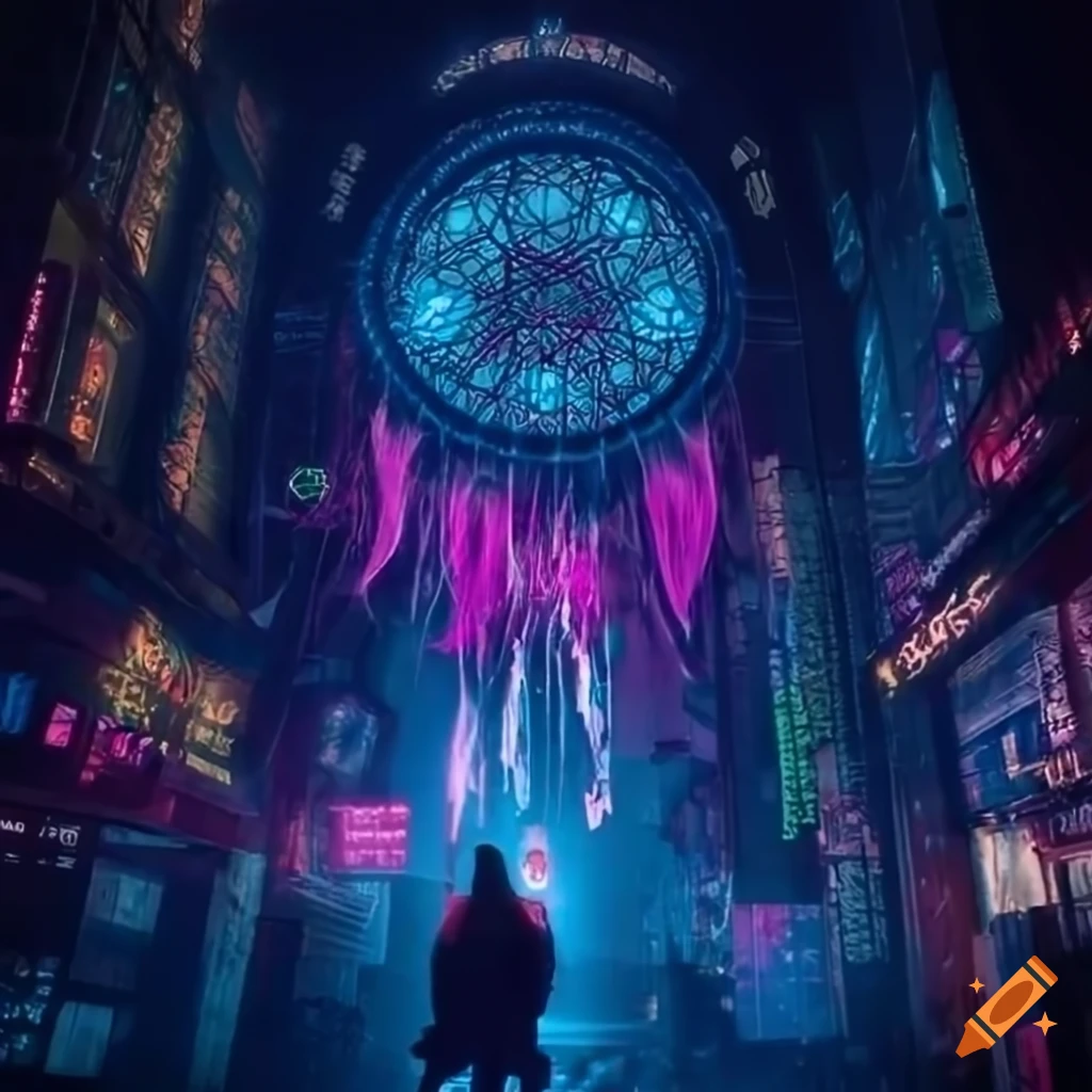 Cyberpunk dreamcatcher