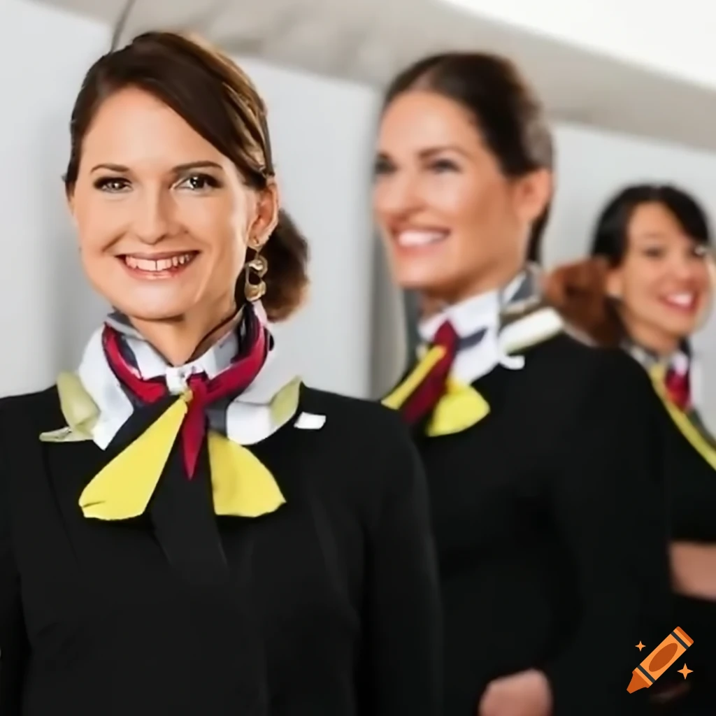 Motivational team training session for cabin crew