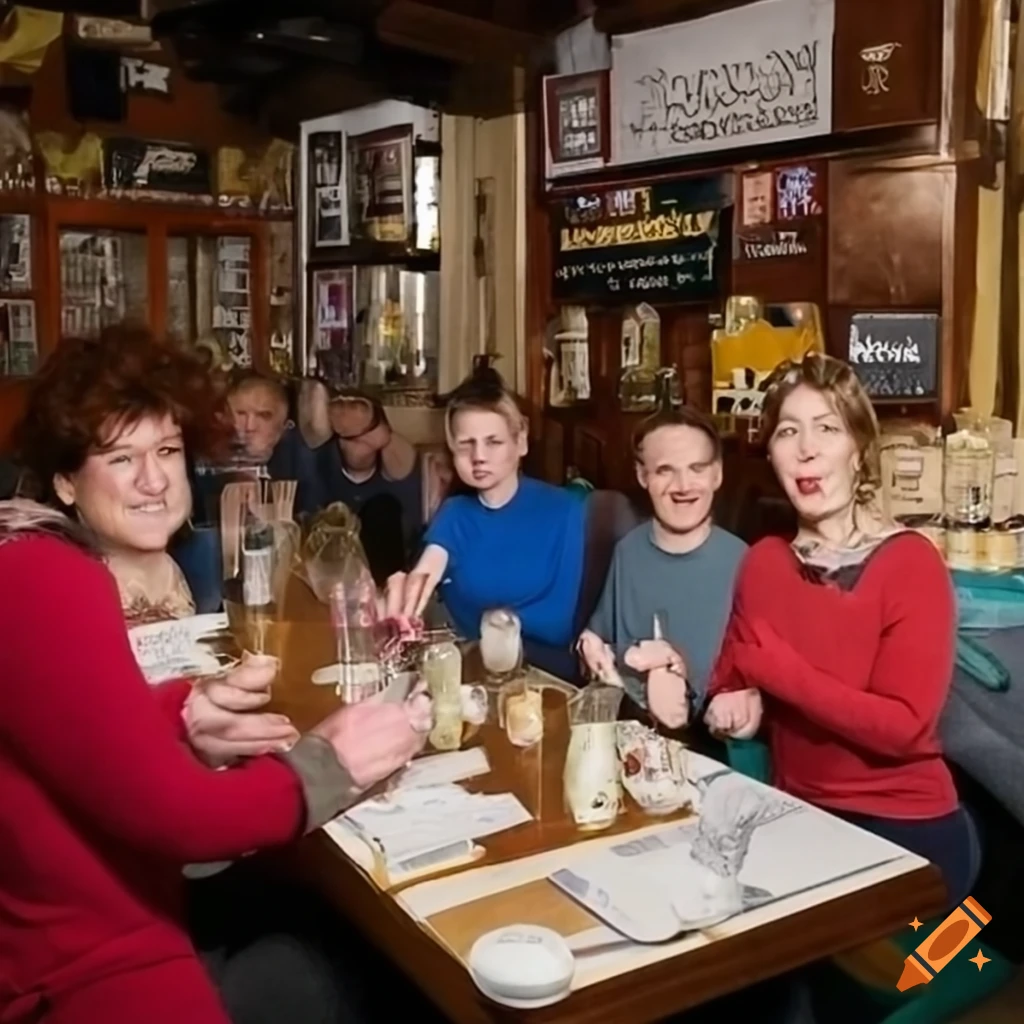 Community pub quiz announcement for Tuesdays at 8pm