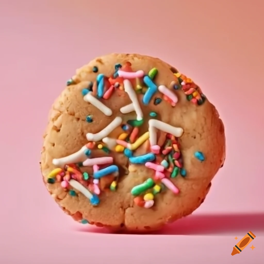 Cookie with sprinkles