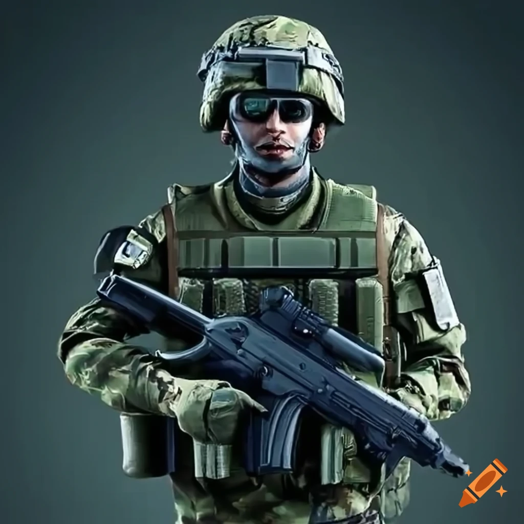 Icon representing a novice inexperienced military soldier