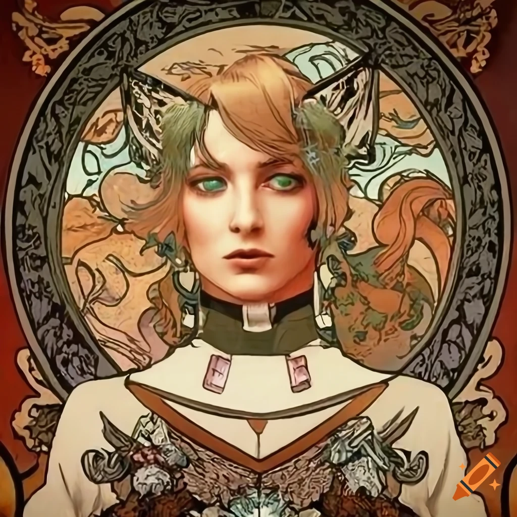 Star fox character in high definition art inspired by swedish metal