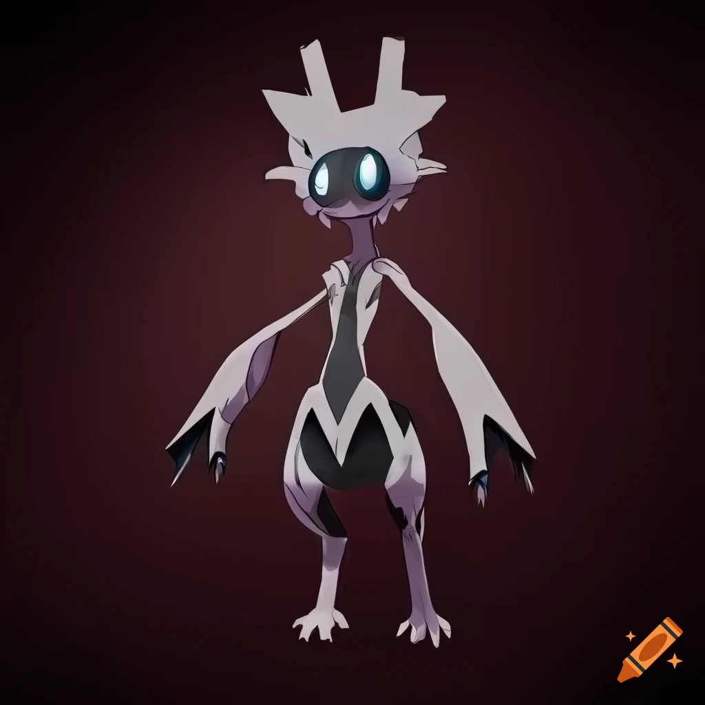 Cybernetic life-form Pokemon with black carbon skin