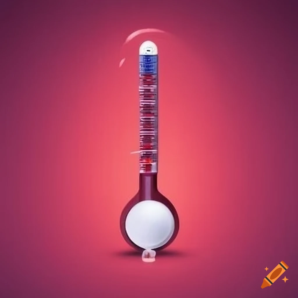 Thermometer illustrating inbound leads as hot and outbound leads as cold