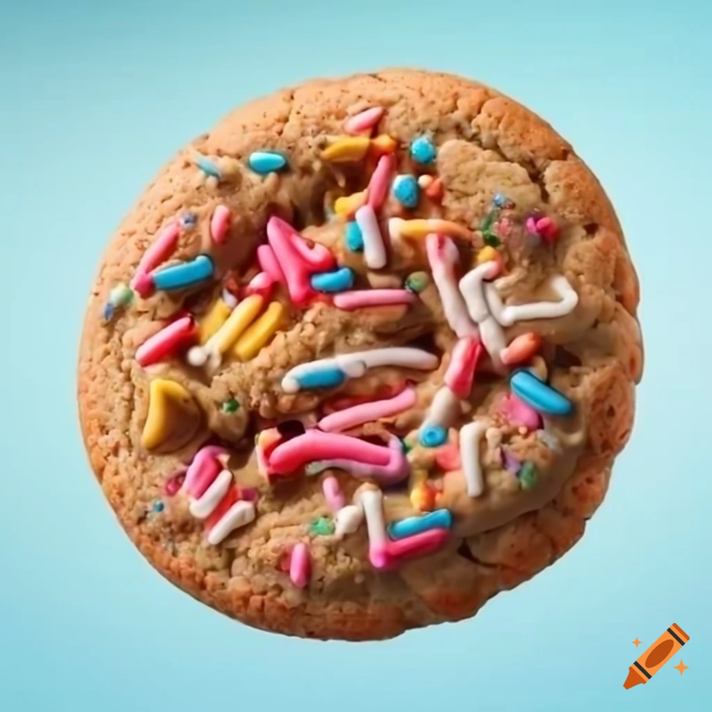 Cookie with sprinkles