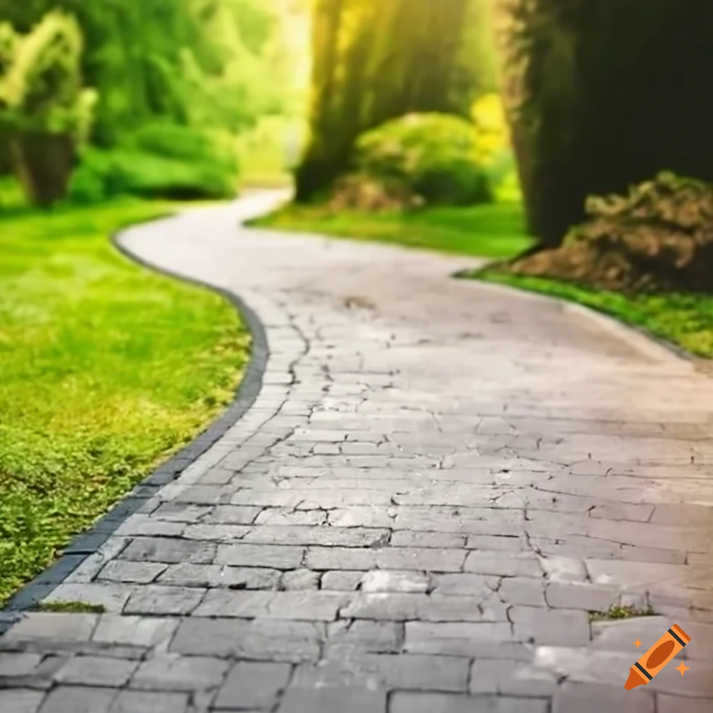 Cleaned driveway