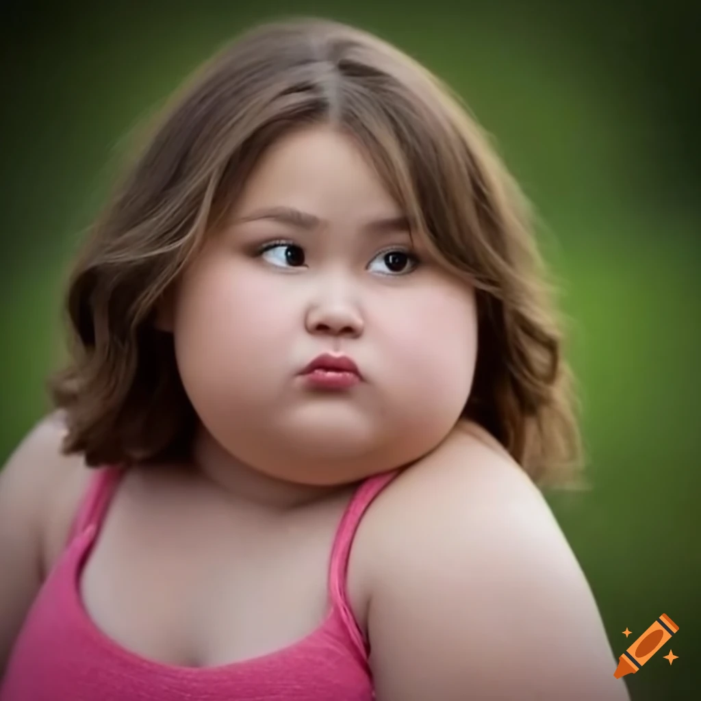 Beautiful shy woman with body positivity