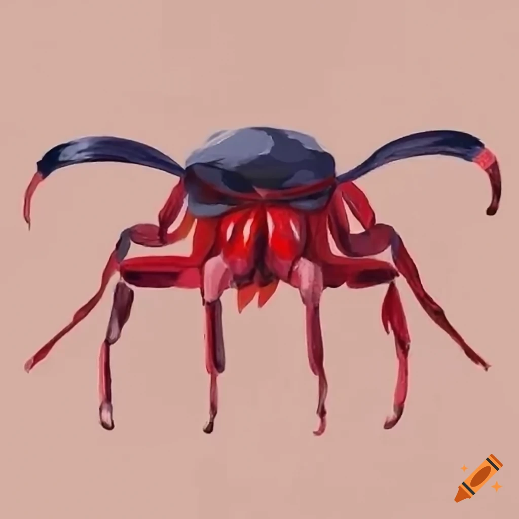 Angry Tetranychus urticae wearing red glasses