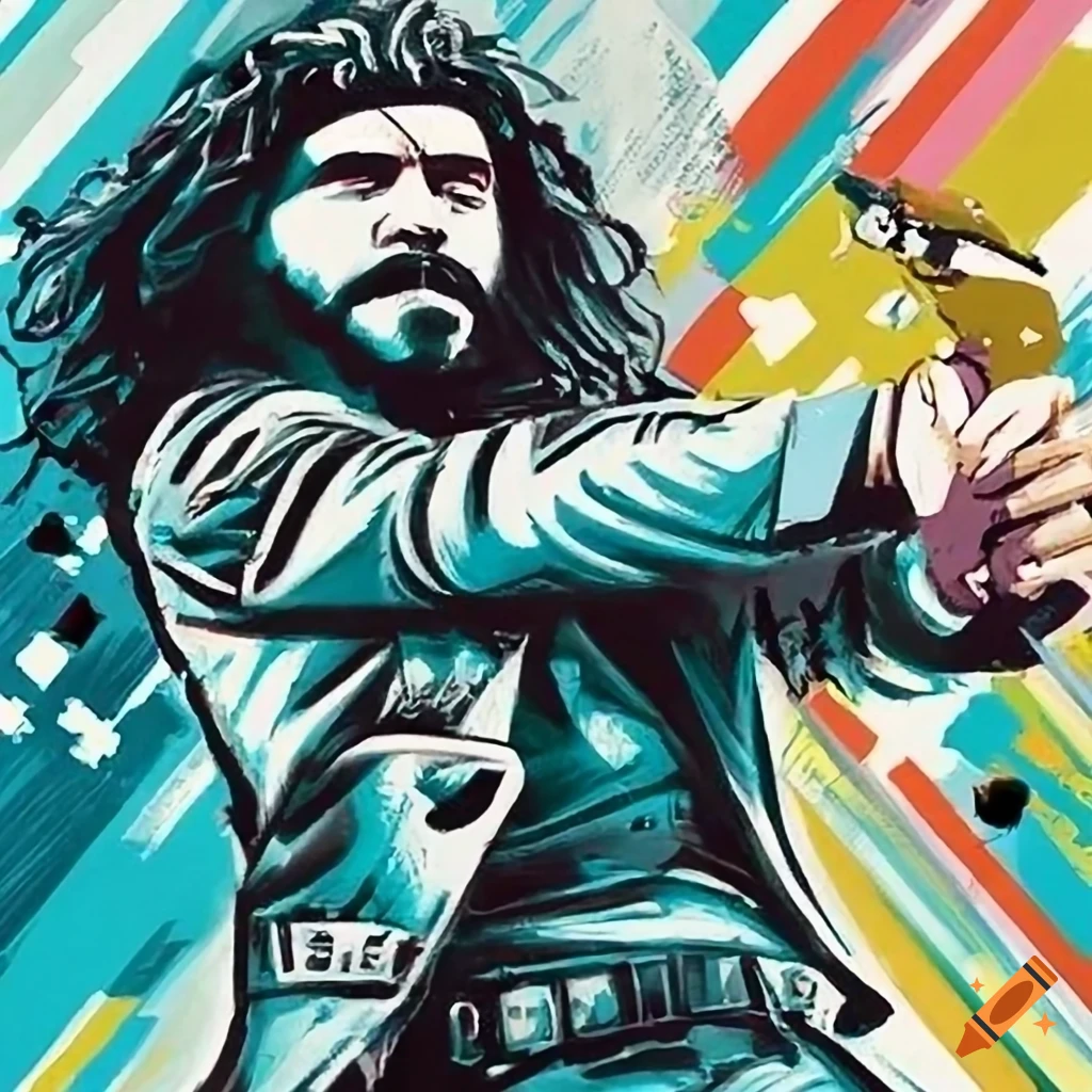 1970s counterculture movie poster for Hateful Hippie Knife Fight Madness