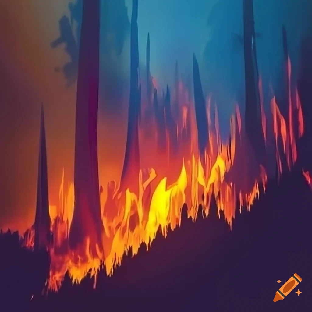 Retrowave wildfire