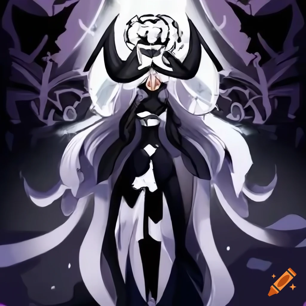 Twisted Fate Cookie from Cookie Run Kingdom in black and white