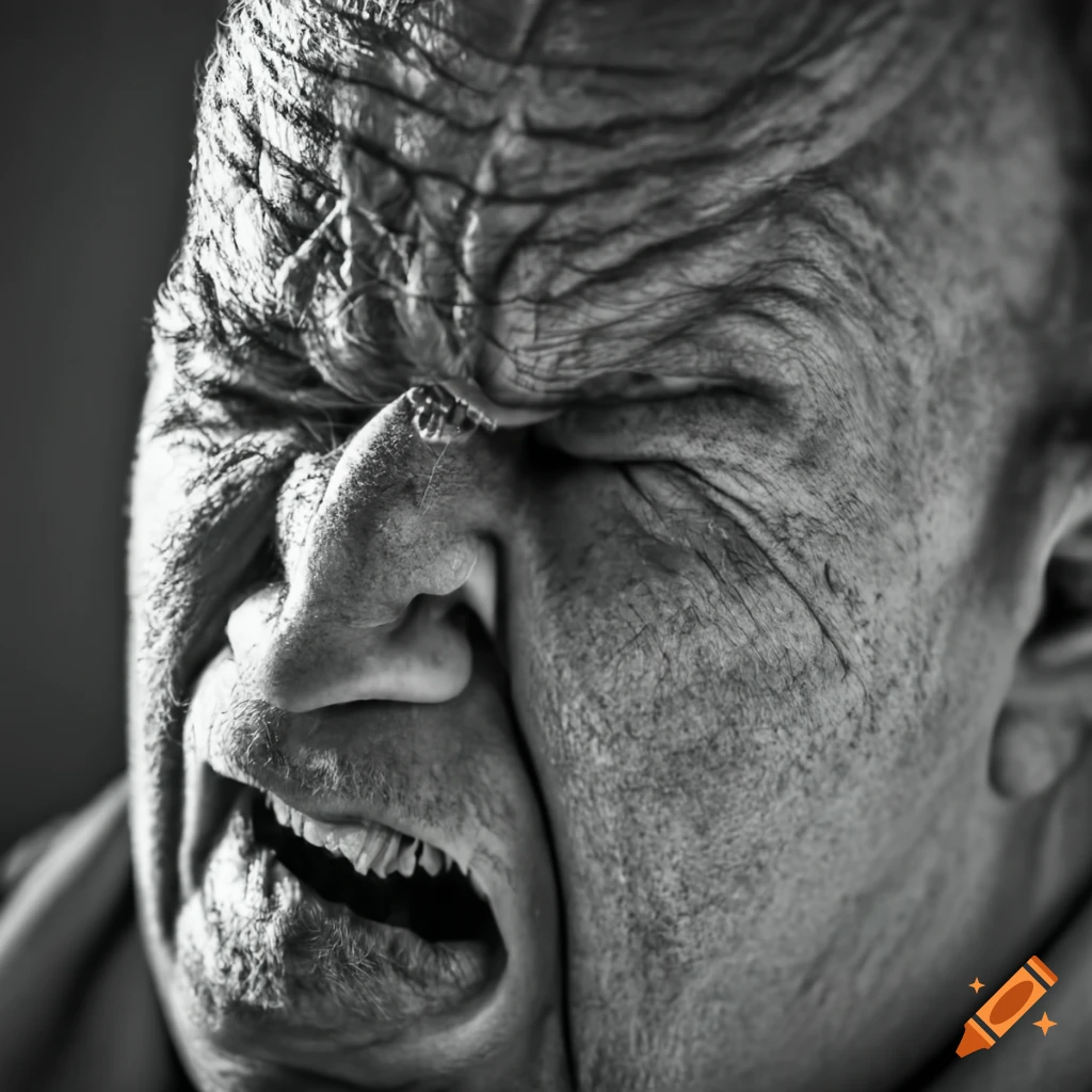 Angry person