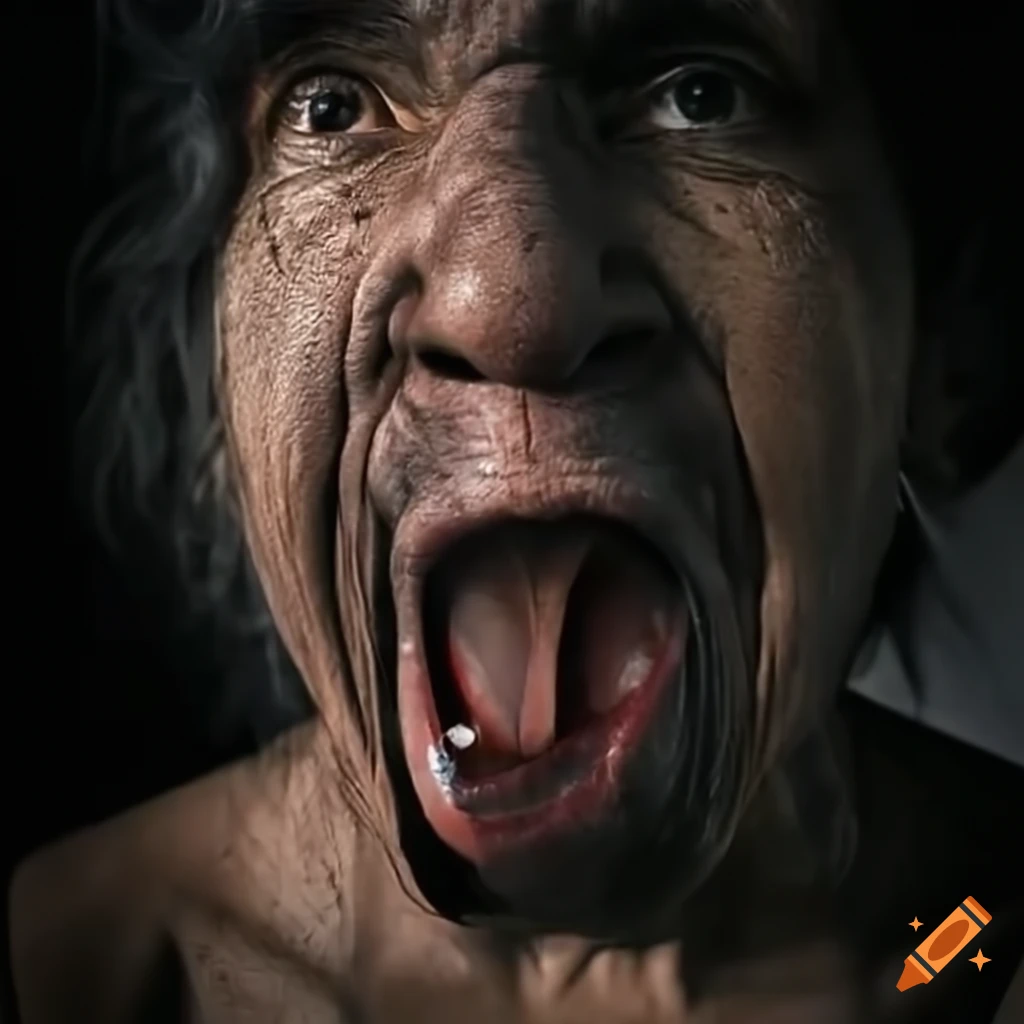 Angry person
