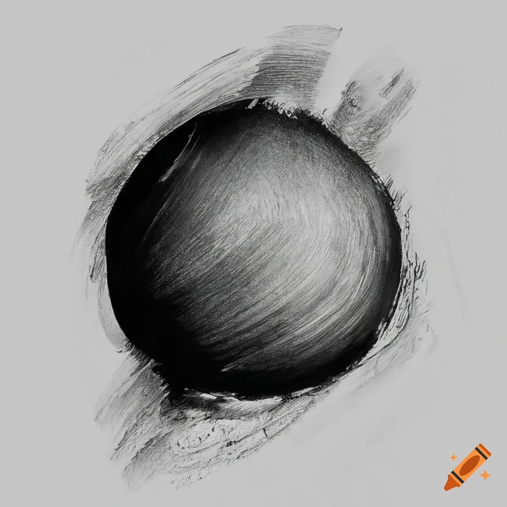 Metallic planet with perforations on white background in pencil drawing on  Craiyon, image size:1024x1024