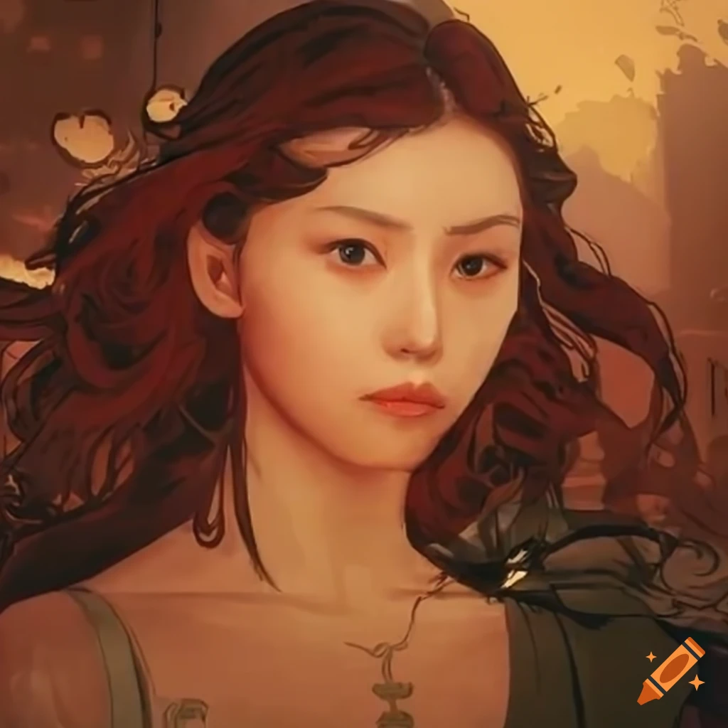 Korean Metal Gear Solid with influences of Alphonse Mucha and Norman Rockwell