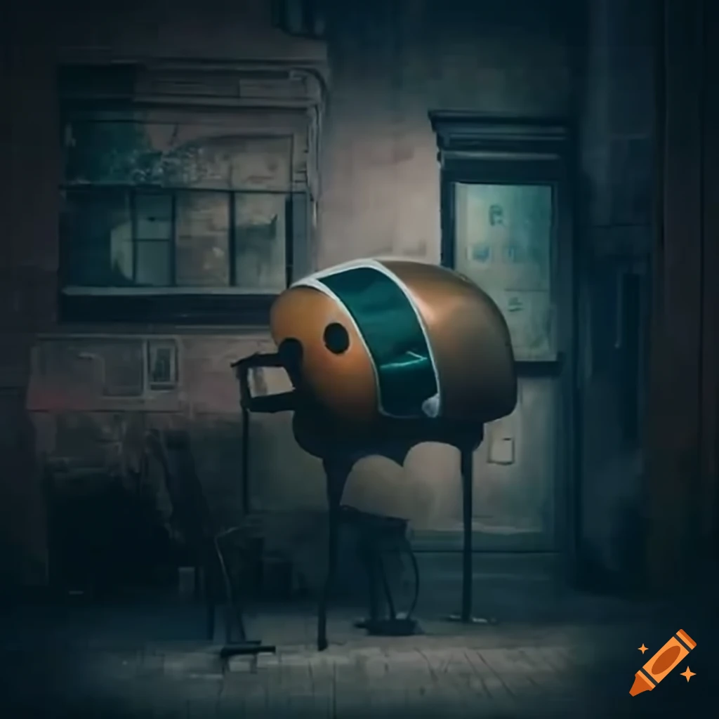 Group of realist flying toasters on a surreal street on Craiyon