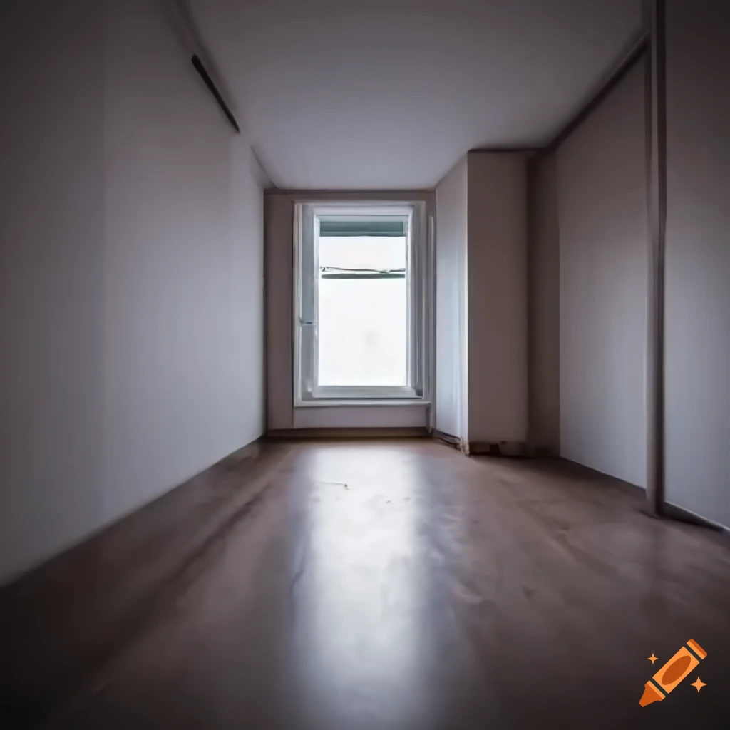 Empty apartment building interior on Craiyon
