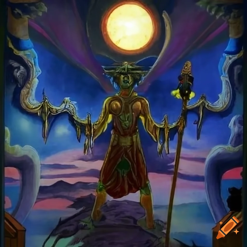 Description of Sleep and Death as dwellings of dark Night