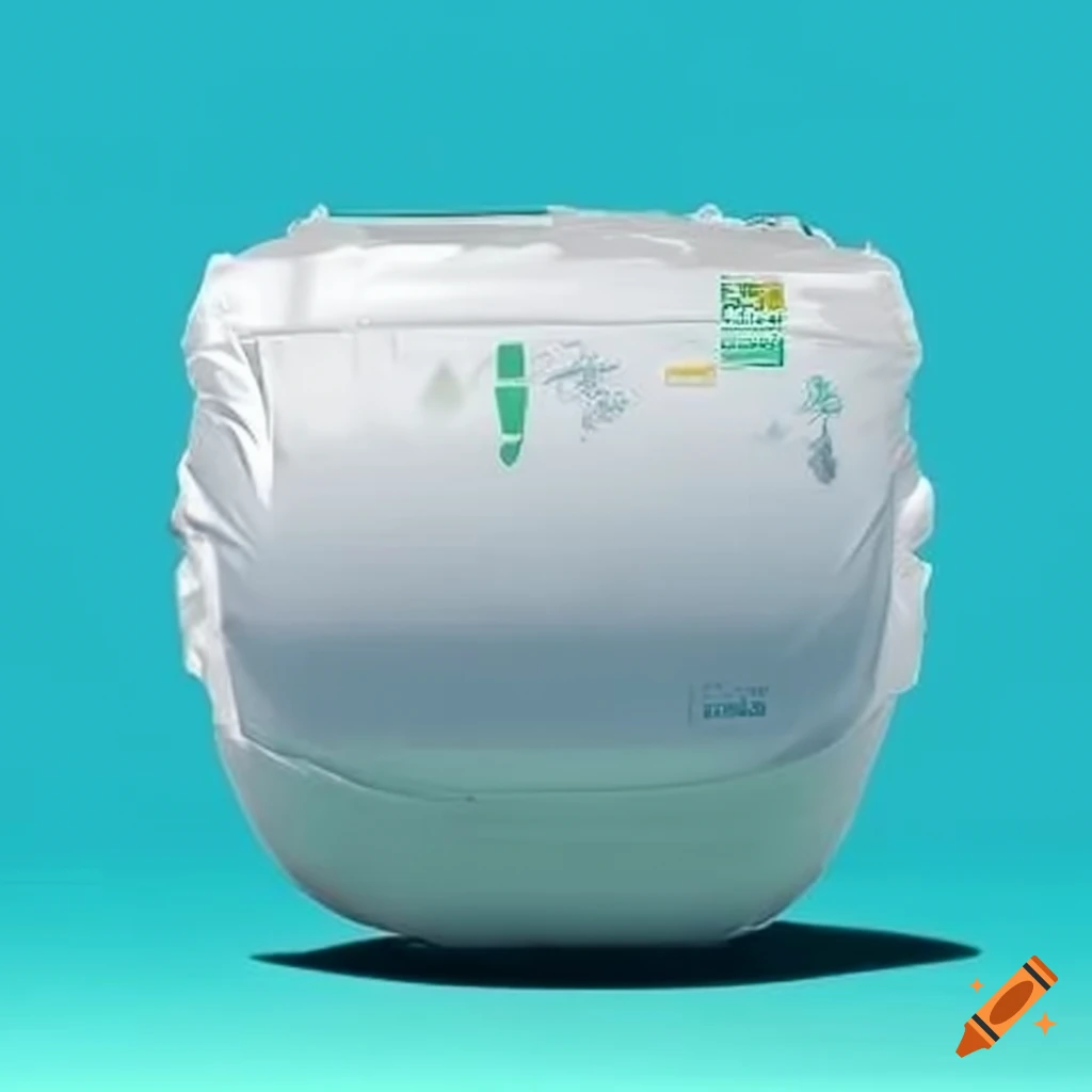Large maximum-absorbing diaper