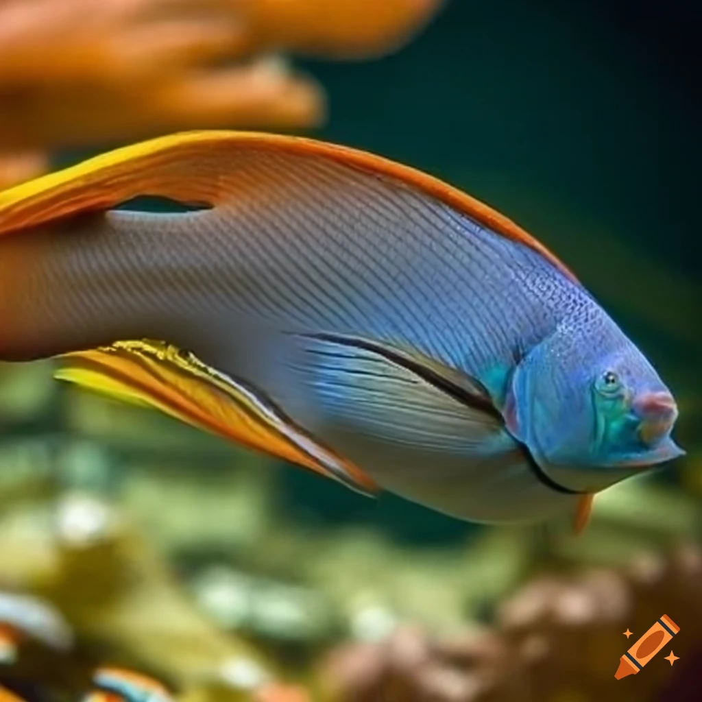 Fish swimming in the water