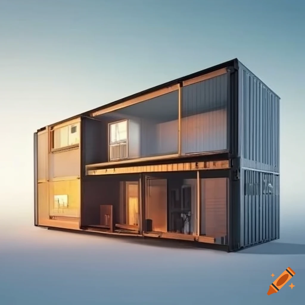 Design of a container house