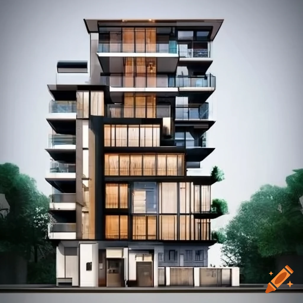 Design of a 7-story residential building with 2116 sft per floor