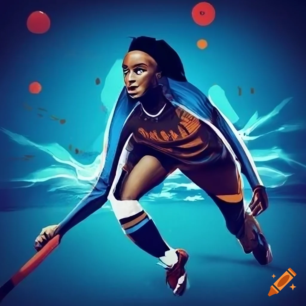 Exciting sports day poster with brutalist style graphics