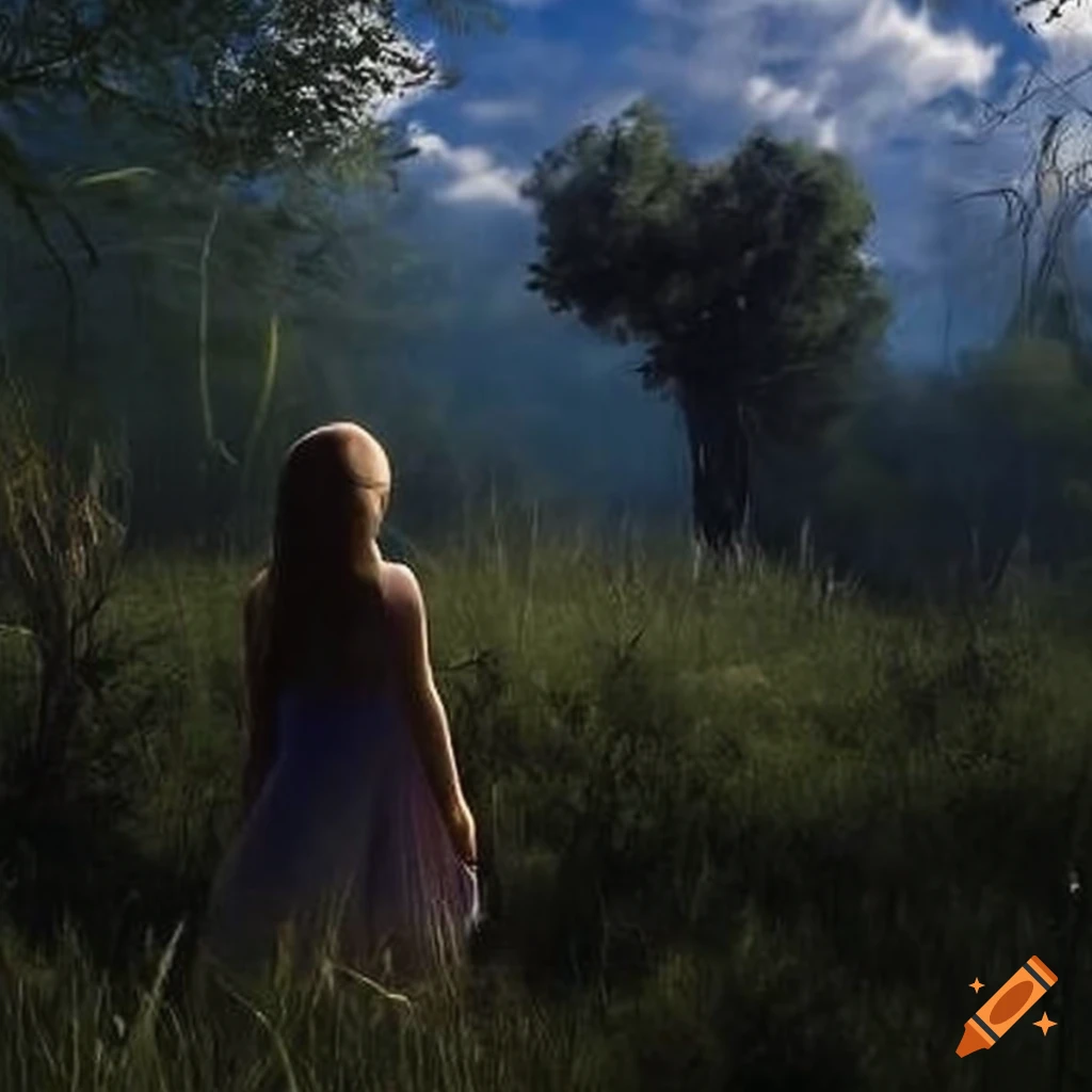Elara finding solace in nature
