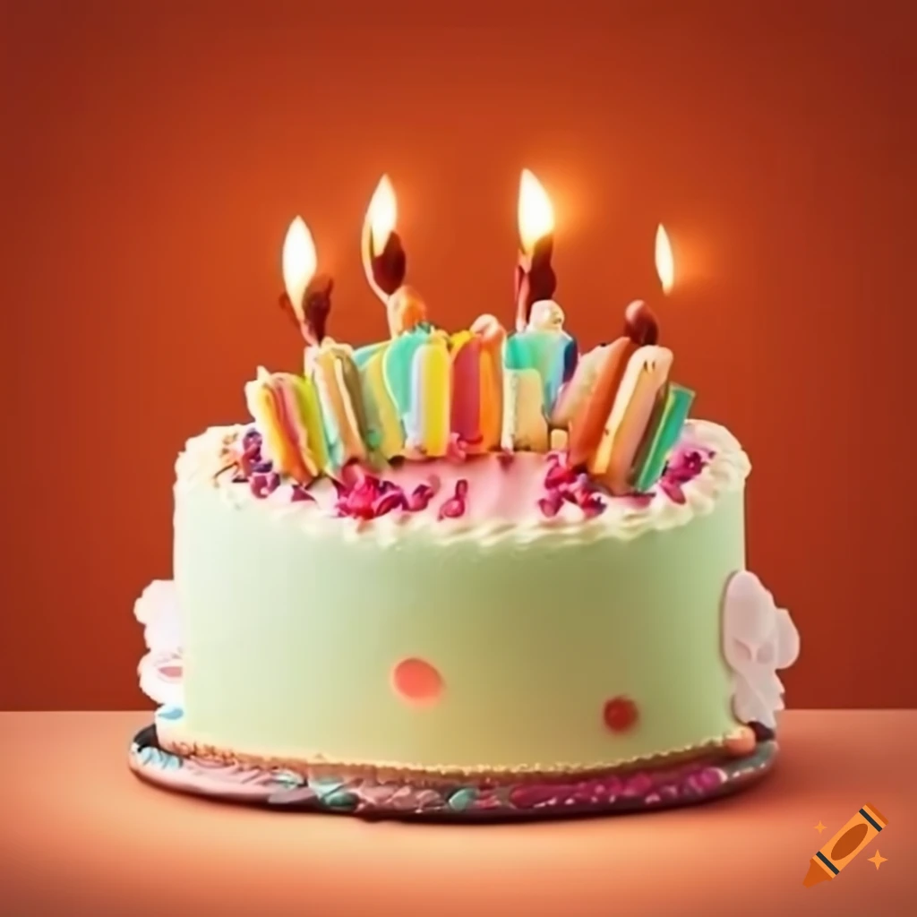 Happy Birthday cake with Zala Khan written on top