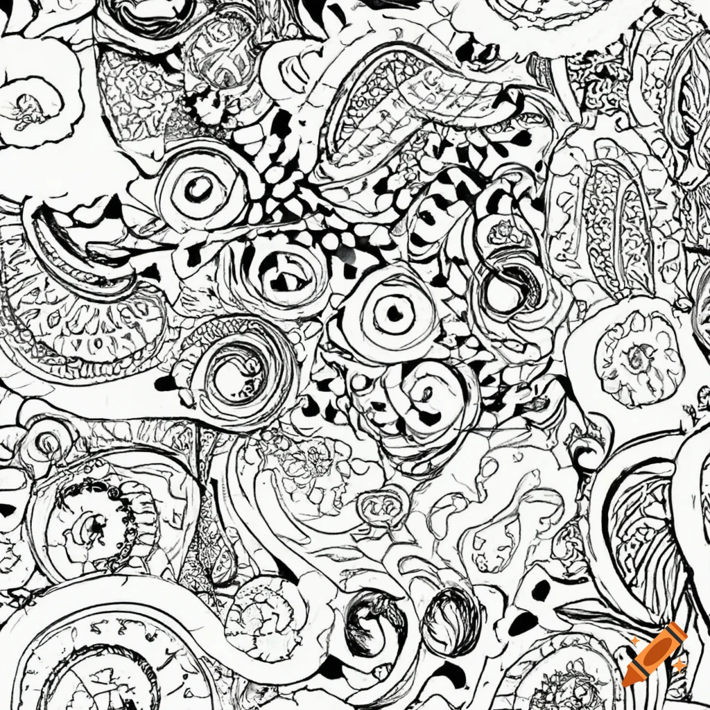 Simple and easy Bohemian style coloring