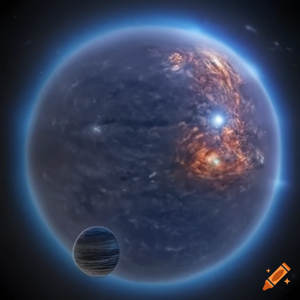 Sun and planets in space