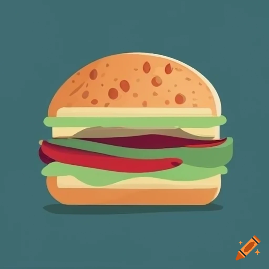 Flat style sandwich
