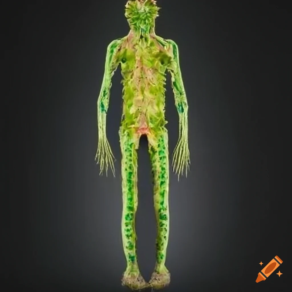 Weed plant personified