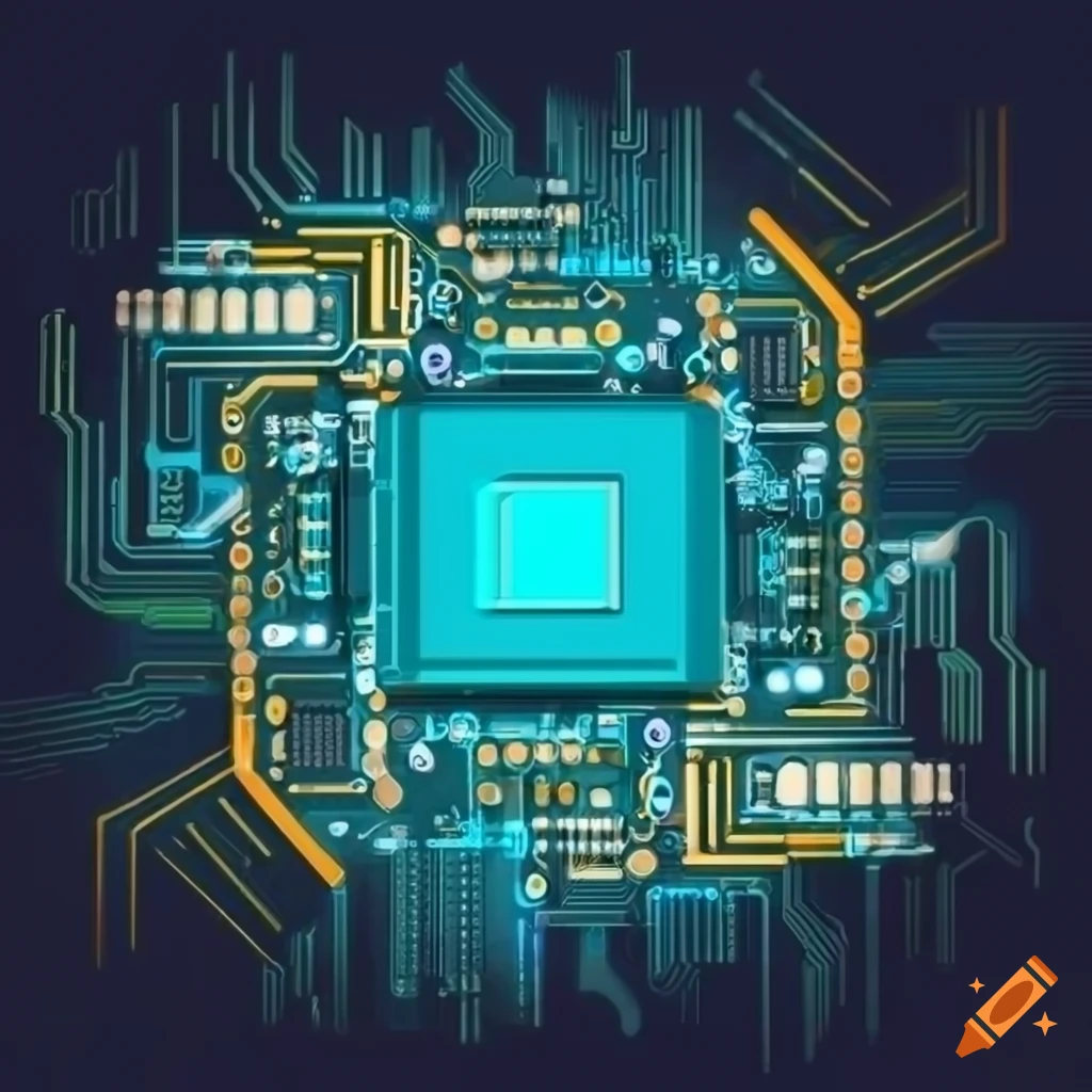 kreislauf, computer, board, technik, chip, dekor, vektor, electronic, mikrochip, design, nahtlos, hauptplatine, leiterplatte, digital, technische universität, abbildung, beschaffenheit, wissenschaft, kunst, hintergründe, prozessor, elektro, irrgarten, engineering