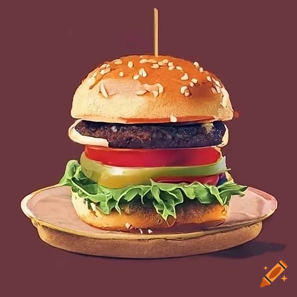 Menu for a 1800's burger restaurant
