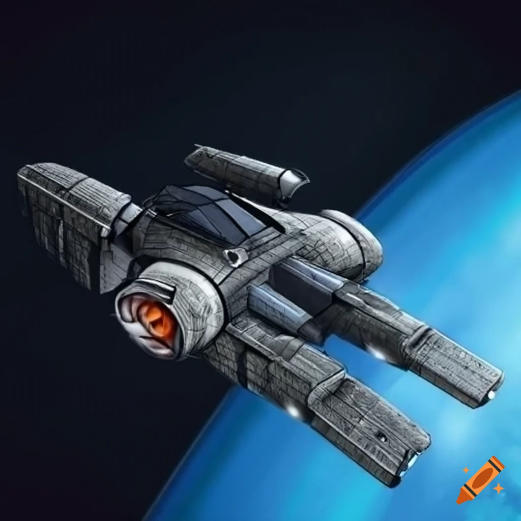 Futuristic colonial spacecraft design