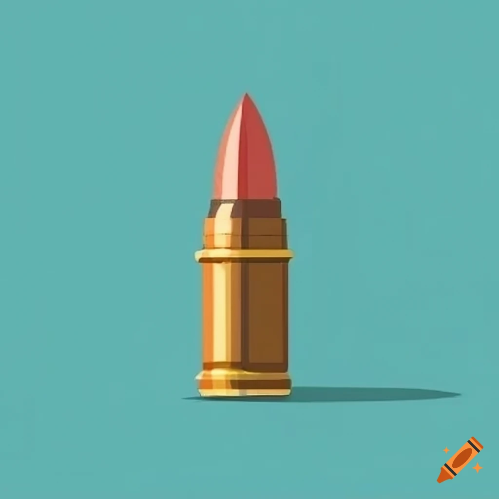 Bullet in flat style