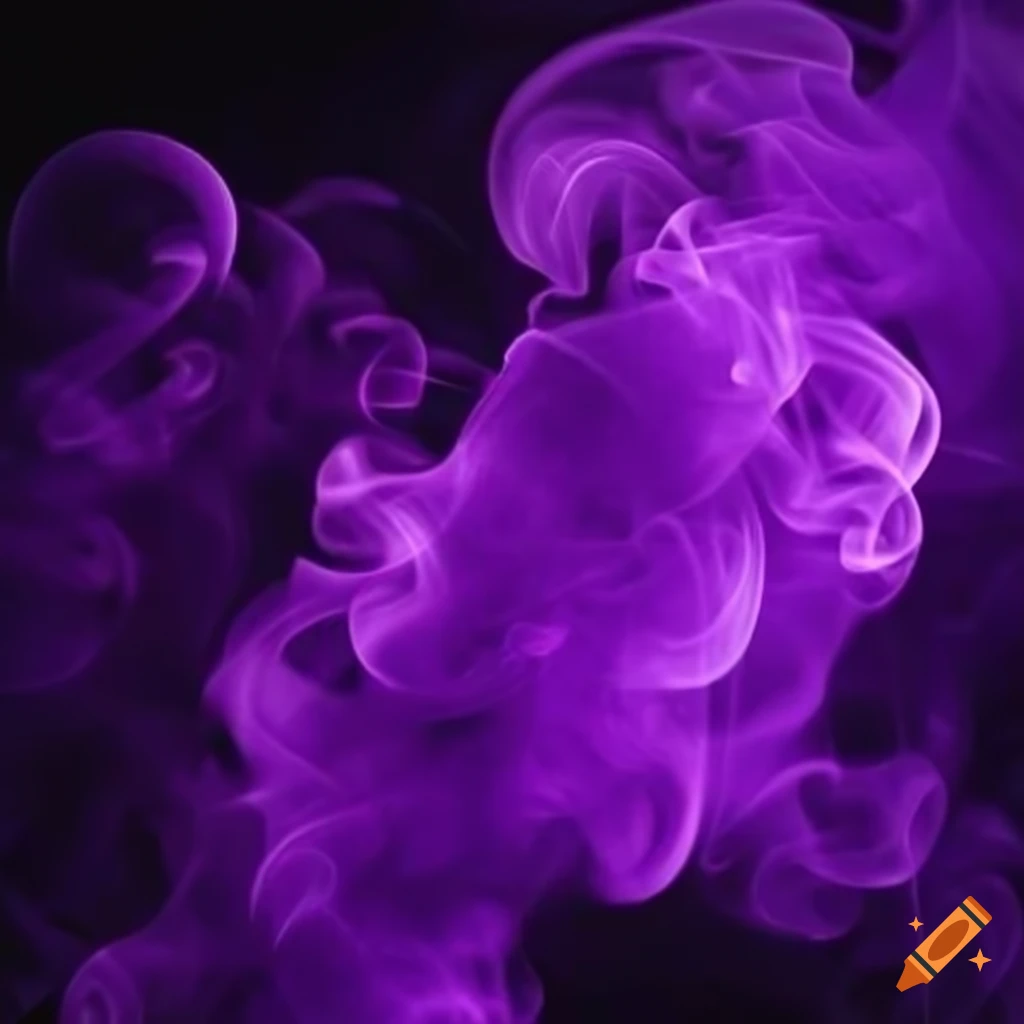 Violet purple smoke