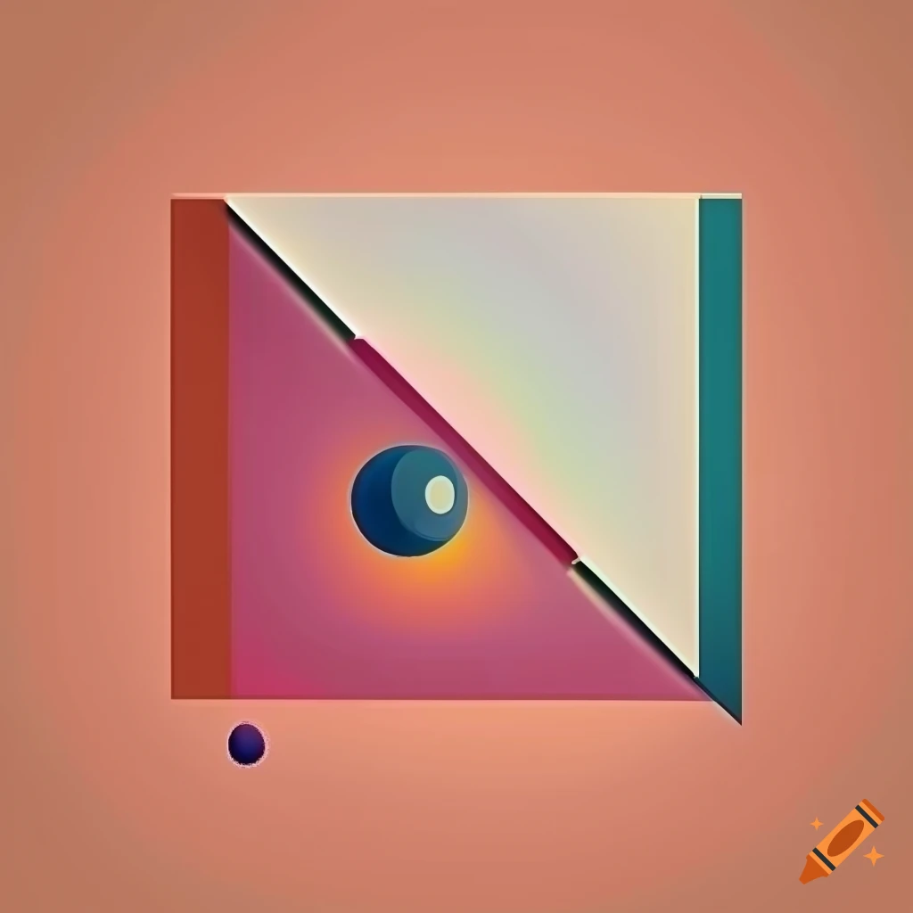 Adobe Visual Design minimalist poster design with lines, shapes, and transformations