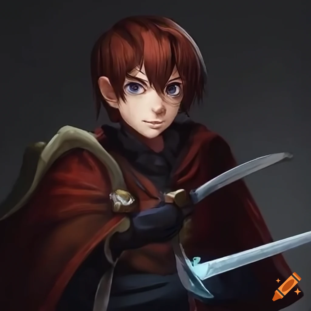 Young swordsman Oliver practicing techniques amidst challenges from peers