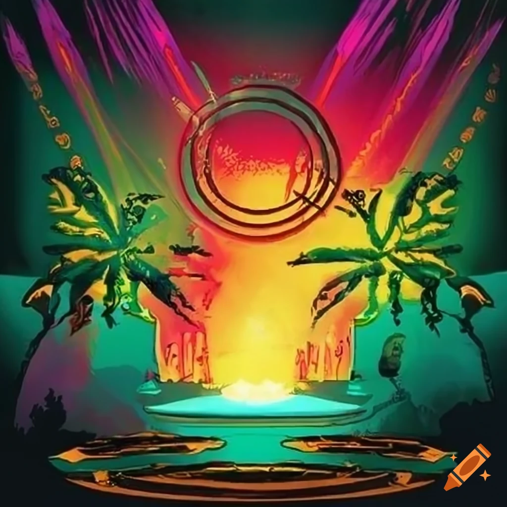 Affiche for reggae festival