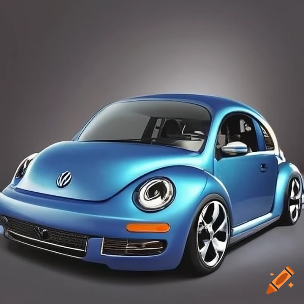 Blue 2005 VW Beetle