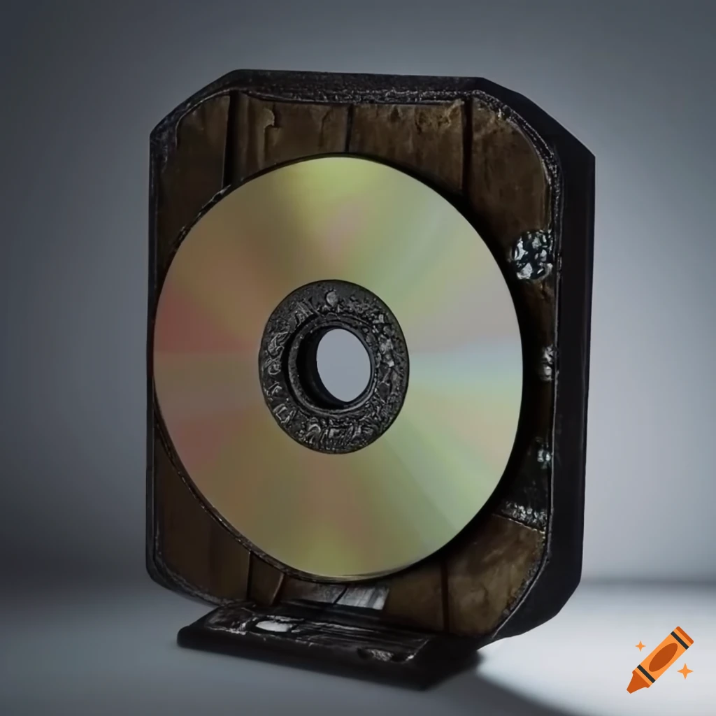 Disco de Uranio award with commemorative plaque and diamond-like disc